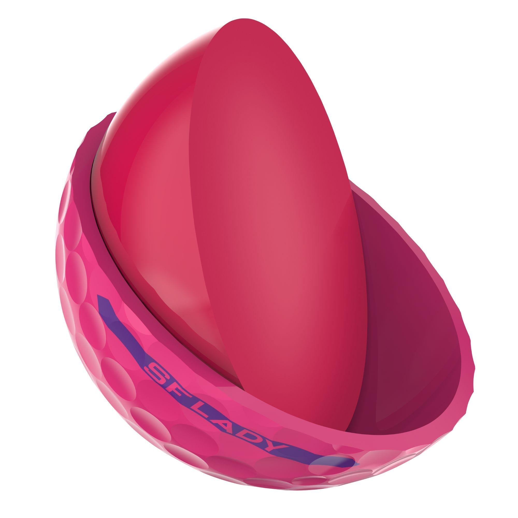Srixon Soft Feel Lady Golfbälle 2026 – 12er Pack – Weiches Gefühl & Maximale Distanz für Damen