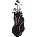 Wilson Stretch XL Herren Golf Komplettset – 10-teilig inkl. Standbag – Für Anfänger