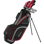 Wilson Stretch XL Herren Golf Komplettset – 10-teilig inkl. Standbag – Für Anfänger