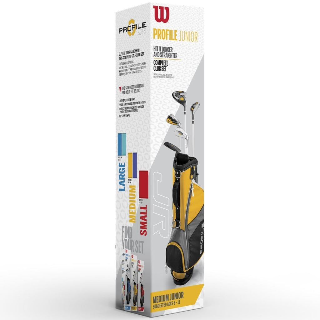 Wilson Profile JGI Junior Golf Komplettset – Für Kinder & Jugendliche – Leicht & Fehlerverzeihend