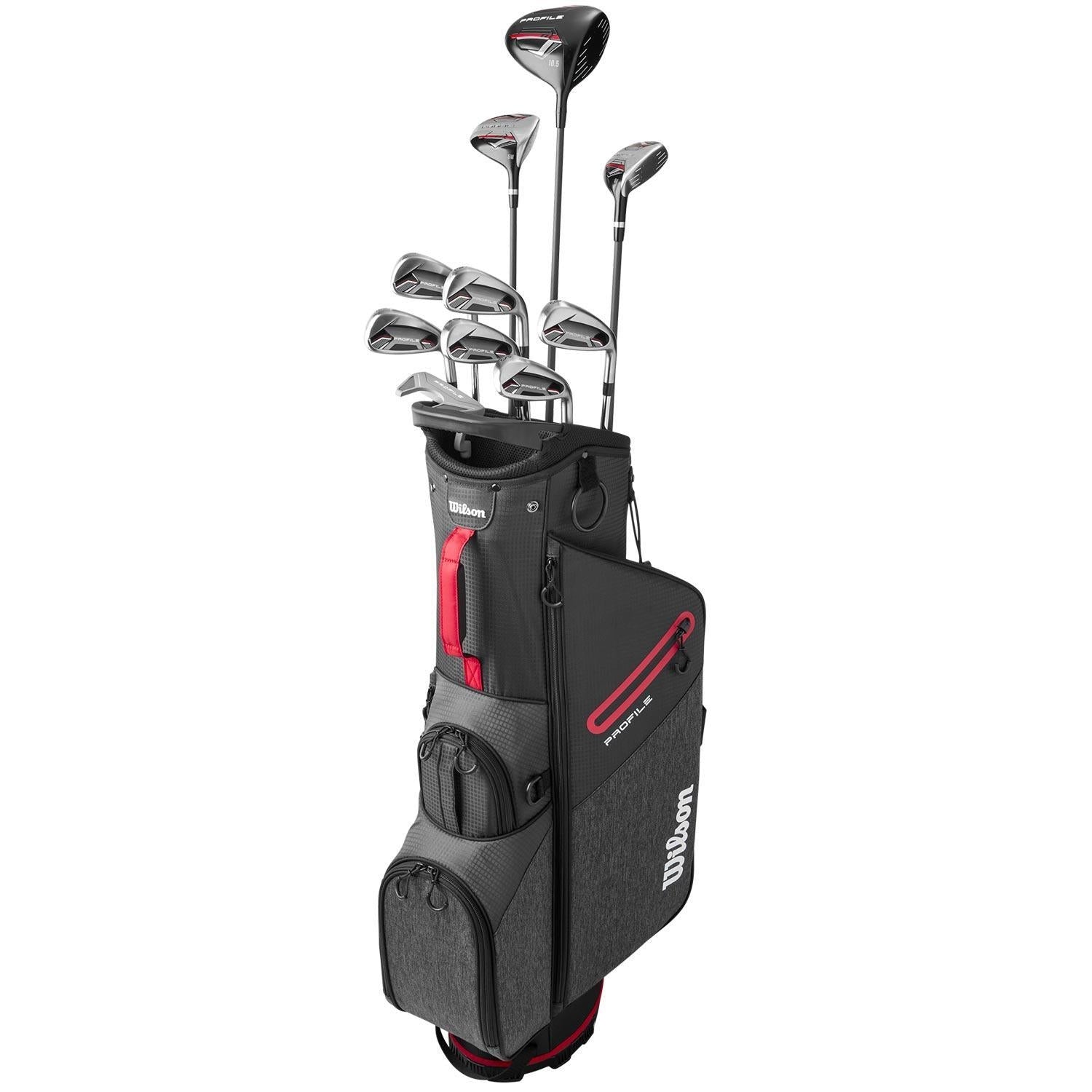 Wilson Profile Herren Golf Komplettset – 14-teilig inkl. Bag – Für Anfänger & Einsteiger