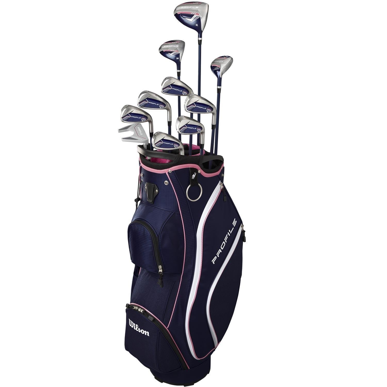 Wilson Profile Damen Golf Komplettset – 14-teilig inkl. Bag – Für Anfängerinnen